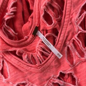 FREE PEOPLE • shirt/top neon pink